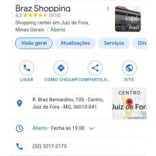 Cliente - Braz Shopping  -  Juiz de Fora - MG  